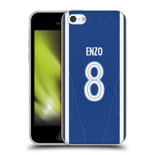 Chelsea Football Club 2023/24 Players Home Kit Enzo Fernández Soft Gel Case for Apple iPhone 5c