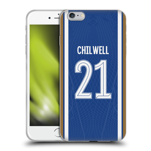 Chelsea Football Club 2023/24 Players Home Kit Ben Chilwell Soft Gel Case for Apple iPhone 6 Plus / iPhone 6s Plus
