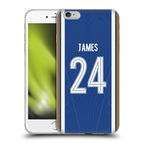Chelsea Football Club 2023/24 Players Home Kit Reece James Soft Gel Case for Apple iPhone 6 Plus / iPhone 6s Plus