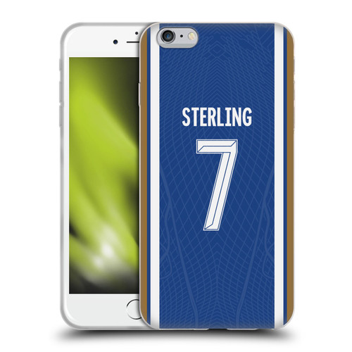 Chelsea Football Club 2023/24 Players Home Kit Raheem Sterling Soft Gel Case for Apple iPhone 6 Plus / iPhone 6s Plus