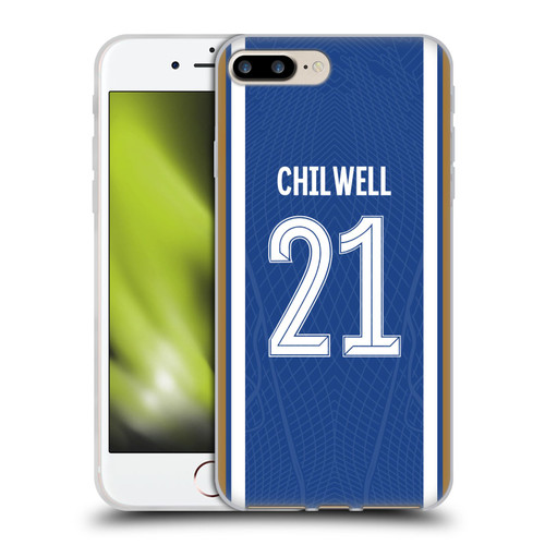 Chelsea Football Club 2023/24 Players Home Kit Ben Chilwell Soft Gel Case for Apple iPhone 7 Plus / iPhone 8 Plus