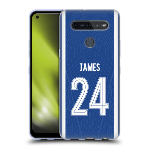 Chelsea Football Club 2023/24 Players Home Kit Reece James Soft Gel Case for LG K51S