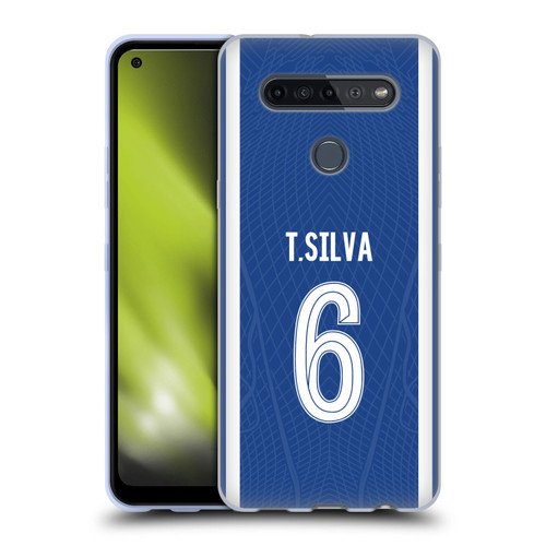 Chelsea Football Club 2023/24 Players Home Kit Thiago Silva Soft Gel Case for LG K51S