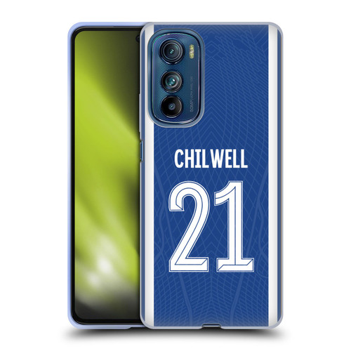 Chelsea Football Club 2023/24 Players Home Kit Ben Chilwell Soft Gel Case for Motorola Edge 30