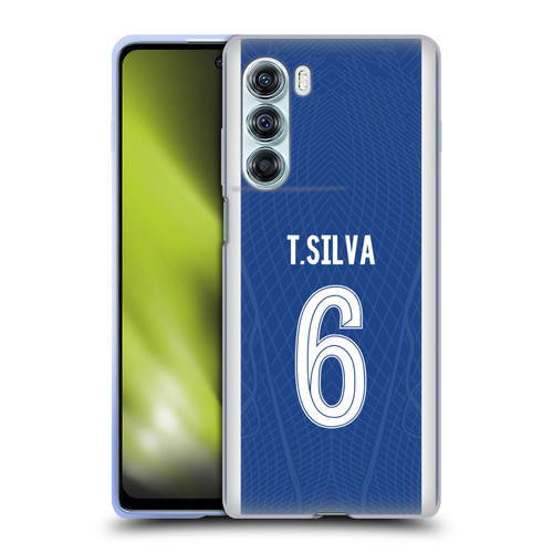 Chelsea Football Club 2023/24 Players Home Kit Thiago Silva Soft Gel Case for Motorola Edge S30 / Moto G200 5G