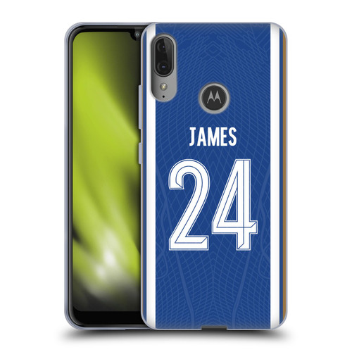 Chelsea Football Club 2023/24 Players Home Kit Reece James Soft Gel Case for Motorola Moto E6 Plus