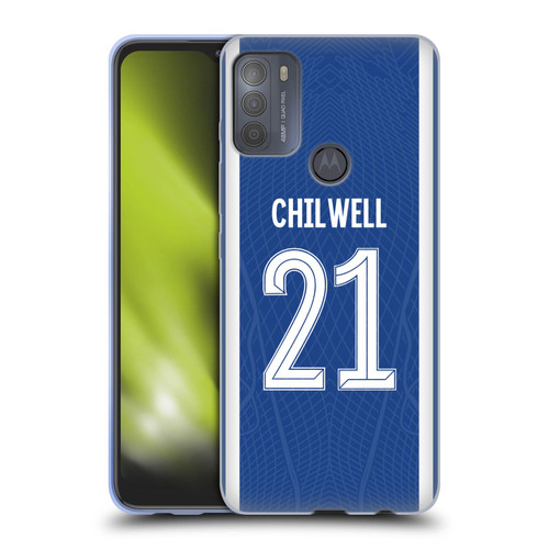 Chelsea Football Club 2023/24 Players Home Kit Ben Chilwell Soft Gel Case for Motorola Moto G50