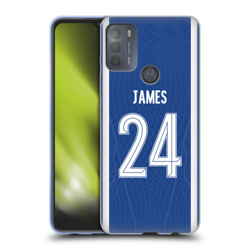 Chelsea Football Club 2023/24 Players Home Kit Reece James Soft Gel Case for Motorola Moto G50