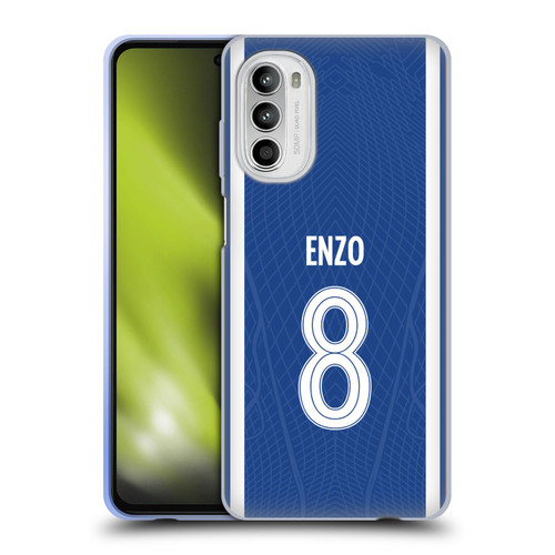 Chelsea Football Club 2023/24 Players Home Kit Enzo Fernández Soft Gel Case for Motorola Moto G52