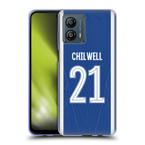 Chelsea Football Club 2023/24 Players Home Kit Ben Chilwell Soft Gel Case for Motorola Moto G53 5G
