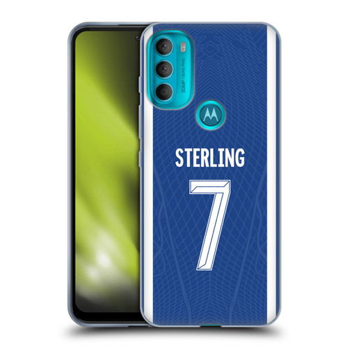 Chelsea Football Club 2023/24 Players Home Kit Raheem Sterling Soft Gel Case for Motorola Moto G71 5G