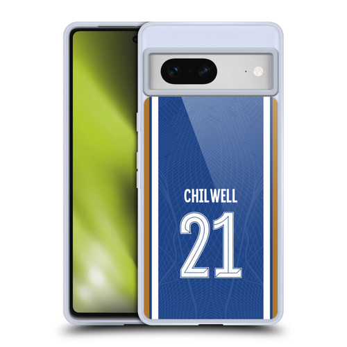 Chelsea Football Club 2023/24 Players Home Kit Ben Chilwell Soft Gel Case for Google Pixel 7