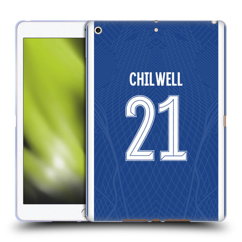 Chelsea Football Club 2023/24 Players Home Kit Ben Chilwell Soft Gel Case for Apple iPad 10.2 2019/2020/2021