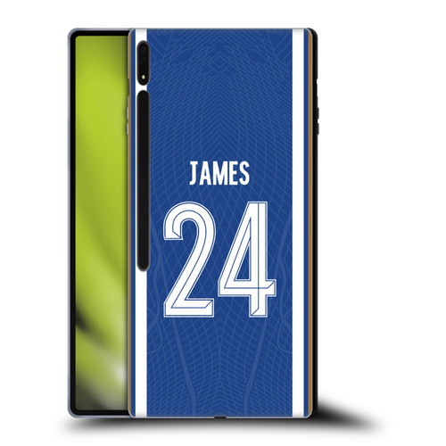 Chelsea Football Club 2023/24 Players Home Kit Reece James Soft Gel Case for Samsung Galaxy Tab S8 Ultra