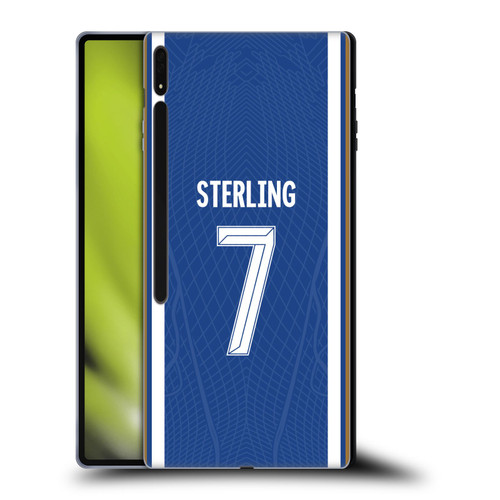 Chelsea Football Club 2023/24 Players Home Kit Raheem Sterling Soft Gel Case for Samsung Galaxy Tab S8 Ultra