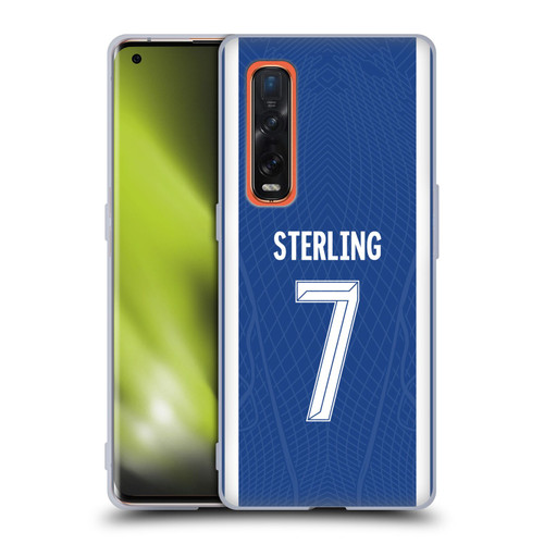 Chelsea Football Club 2023/24 Players Home Kit Raheem Sterling Soft Gel Case for OPPO Find X2 Pro 5G