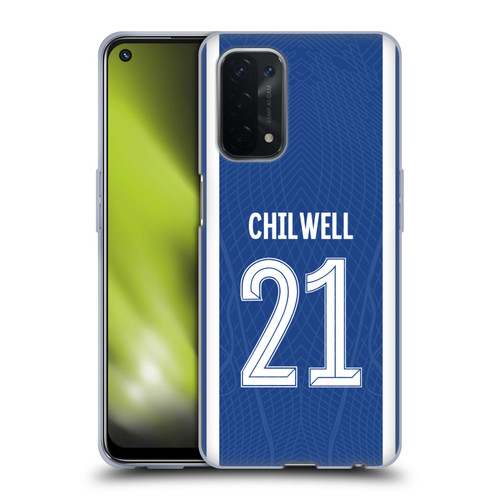 Chelsea Football Club 2023/24 Players Home Kit Ben Chilwell Soft Gel Case for OPPO A54 5G