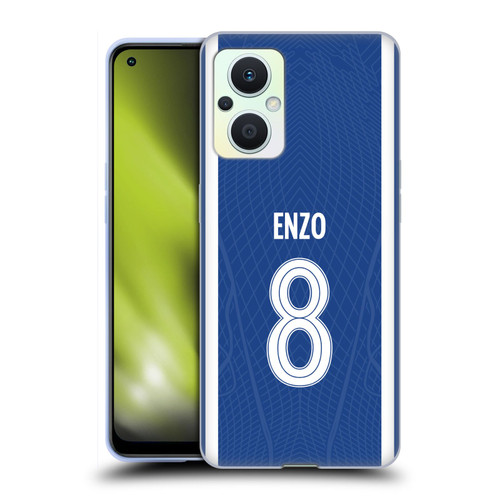 Chelsea Football Club 2023/24 Players Home Kit Enzo Fernández Soft Gel Case for OPPO Reno8 Lite