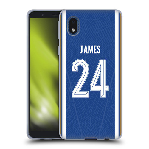 Chelsea Football Club 2023/24 Players Home Kit Reece James Soft Gel Case for Samsung Galaxy A01 Core (2020)