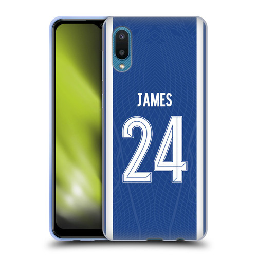 Chelsea Football Club 2023/24 Players Home Kit Reece James Soft Gel Case for Samsung Galaxy A02/M02 (2021)