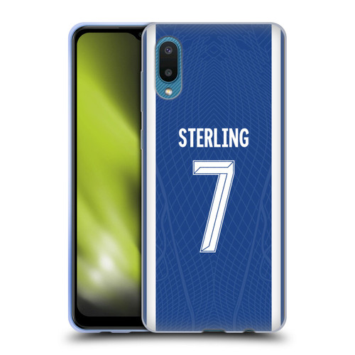 Chelsea Football Club 2023/24 Players Home Kit Raheem Sterling Soft Gel Case for Samsung Galaxy A02/M02 (2021)