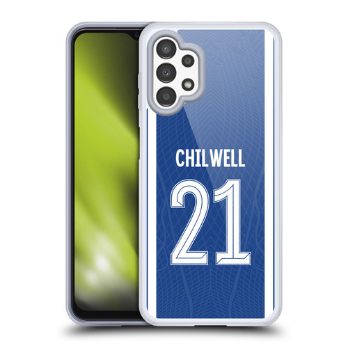 Chelsea Football Club 2023/24 Players Home Kit Ben Chilwell Soft Gel Case for Samsung Galaxy A13 (2022)