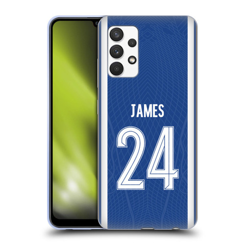 Chelsea Football Club 2023/24 Players Home Kit Reece James Soft Gel Case for Samsung Galaxy A32 (2021)