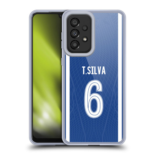 Chelsea Football Club 2023/24 Players Home Kit Thiago Silva Soft Gel Case for Samsung Galaxy A33 5G (2022)