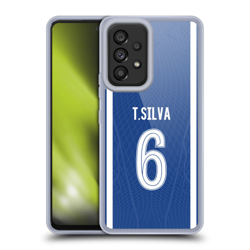 Chelsea Football Club 2023/24 Players Home Kit Thiago Silva Soft Gel Case for Samsung Galaxy A53 5G (2022)