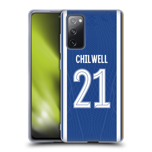 Chelsea Football Club 2023/24 Players Home Kit Ben Chilwell Soft Gel Case for Samsung Galaxy S20 FE / 5G