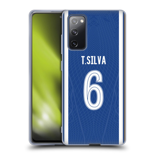 Chelsea Football Club 2023/24 Players Home Kit Thiago Silva Soft Gel Case for Samsung Galaxy S20 FE / 5G