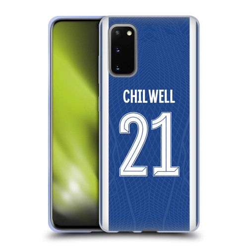 Chelsea Football Club 2023/24 Players Home Kit Ben Chilwell Soft Gel Case for Samsung Galaxy S20 / S20 5G