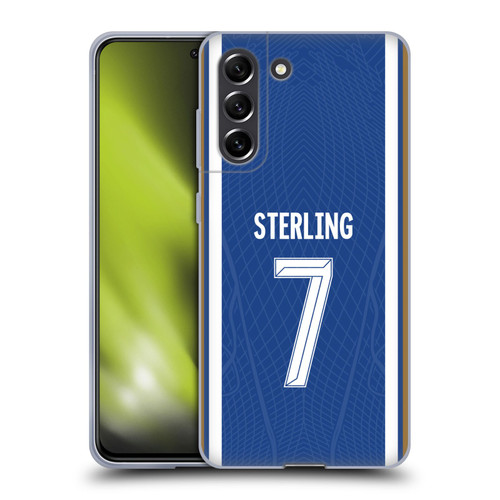 Chelsea Football Club 2023/24 Players Home Kit Raheem Sterling Soft Gel Case for Samsung Galaxy S21 FE 5G