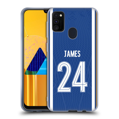Chelsea Football Club 2023/24 Players Home Kit Reece James Soft Gel Case for Samsung Galaxy M30s (2019)/M21 (2020)
