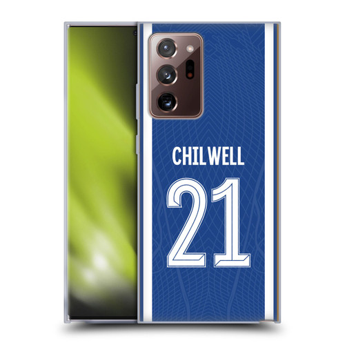 Chelsea Football Club 2023/24 Players Home Kit Ben Chilwell Soft Gel Case for Samsung Galaxy Note20 Ultra / 5G