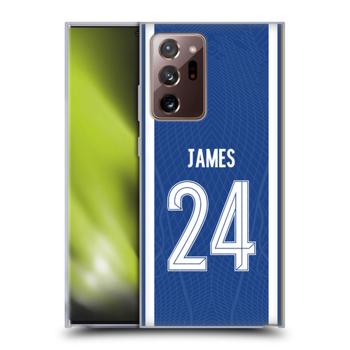 Chelsea Football Club 2023/24 Players Home Kit Reece James Soft Gel Case for Samsung Galaxy Note20 Ultra / 5G