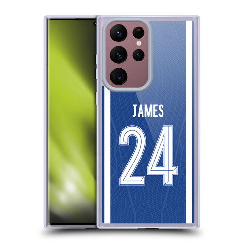 Chelsea Football Club 2023/24 Players Home Kit Reece James Soft Gel Case for Samsung Galaxy S22 Ultra 5G