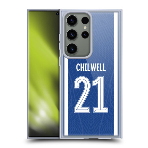 Chelsea Football Club 2023/24 Players Home Kit Ben Chilwell Soft Gel Case for Samsung Galaxy S23 Ultra 5G