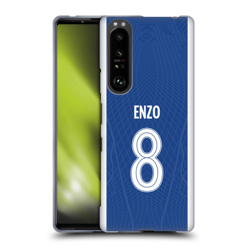 Chelsea Football Club 2023/24 Players Home Kit Enzo Fernández Soft Gel Case for Sony Xperia 1 III
