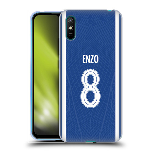 Chelsea Football Club 2023/24 Players Home Kit Enzo Fernández Soft Gel Case for Xiaomi Redmi 9A / Redmi 9AT