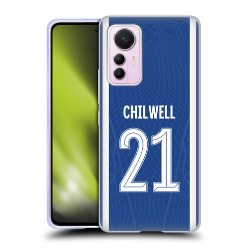 Chelsea Football Club 2023/24 Players Home Kit Ben Chilwell Soft Gel Case for Xiaomi 12 Lite