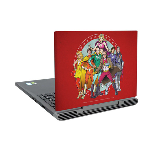 The Big Bang Theory Graphics Group Vinyl Sticker Skin Decal Cover for Dell Inspiron 15 7000 P65F