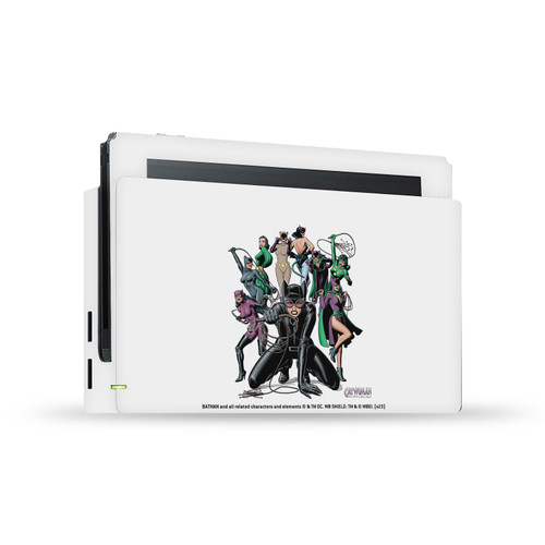 Batman DC Comics Logos And Comic Book Catwoman Vinyl Sticker Skin Decal Cover for Nintendo Switch Console & Dock
