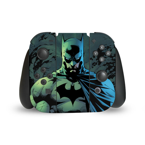 Batman DC Comics Logos And Comic Book Hush Costume Vinyl Sticker Skin Decal Cover for Nintendo Switch Joy Controller