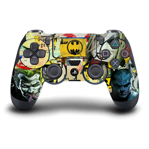 Batman DC Comics Logos And Comic Book Torn Collage Vinyl Sticker Skin Decal Cover for Sony DualShock 4 Controller