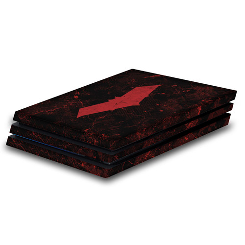 Batman DC Comics Logos And Comic Book Red Hood Vinyl Sticker Skin Decal Cover for Sony PS4 Pro Console