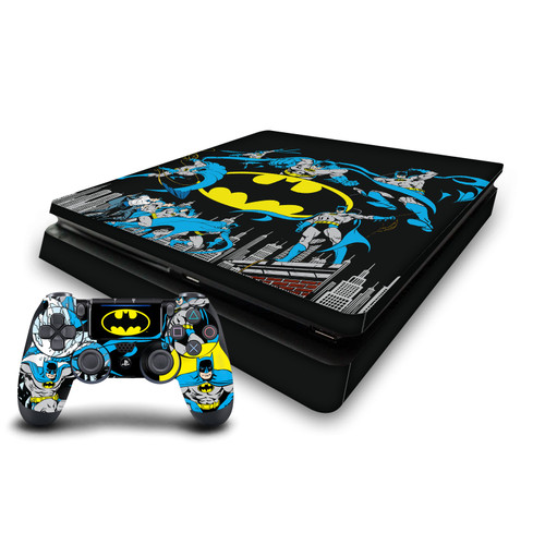 Batman DC Comics Logos And Comic Book Classic Vinyl Sticker Skin Decal Cover for Sony PS4 Slim Console & Controller