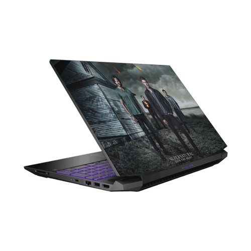 Supernatural Key Art Sam, Dean, Castiel & Crowley Vinyl Sticker Skin Decal Cover for HP Pavilion 15.6" 15-dk0047TX