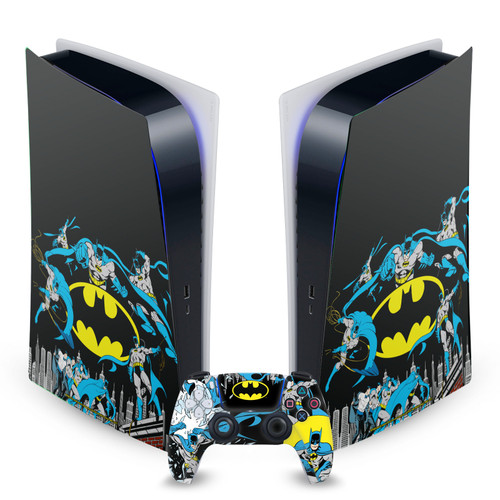 Batman DC Comics Logos And Comic Book Classic Vinyl Sticker Skin Decal Cover for Sony PS5 Digital Edition Bundle