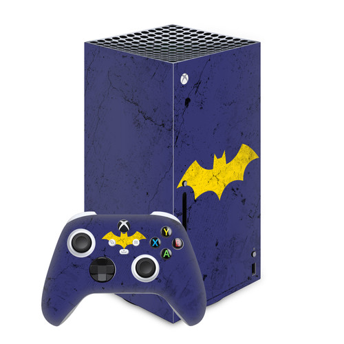Batman DC Comics Logos And Comic Book Batgirl Vinyl Sticker Skin Decal Cover for Microsoft Series X Console & Controller